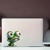 3D Cartoon Frog Stickers Motorcycle Stickers Waterproof DIY Motorbike Side Panels Fuel Tank Fairing Vinyl Decal Car Window Decor