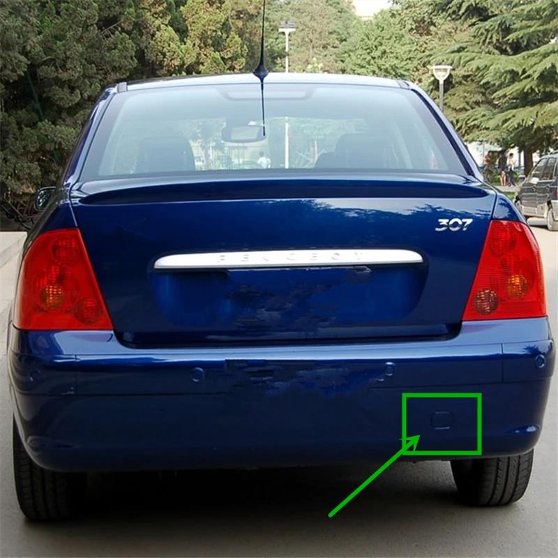 Cafoucs Car Accessories Rear Bumper Towing Hook Cover Cap For Peugeot 307 T53 2004 2005 2006 2007