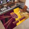 Benutzerdefinierter Teppich Queensland Maroons Muster Druck Name Text Weich Rutschfest Boden Teppich für Zuhause Innen Dekoration