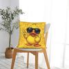 Yellow Rubber Duck Pillow Case Retro Trendy Pillow Cover Soft Pillowcases For Couch Sofa Bedroom