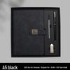 Faux Leather Business Laptop Gift Set with Buckle Student Diary & Stationery Notebooks