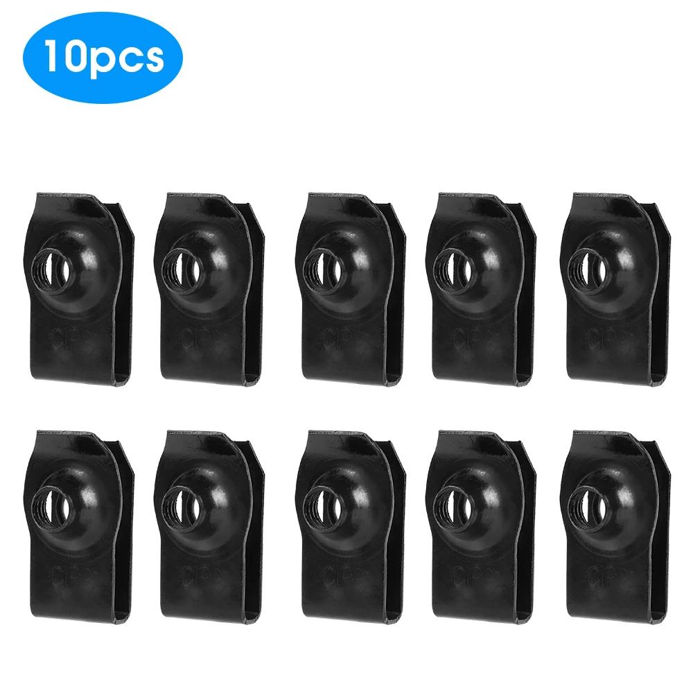 Car Body Bolts U Type Nut Clips M6 Rivet Engine Cover Undertray Splash Shield Guard Liner Automobile Bumper Fender Screws Clips