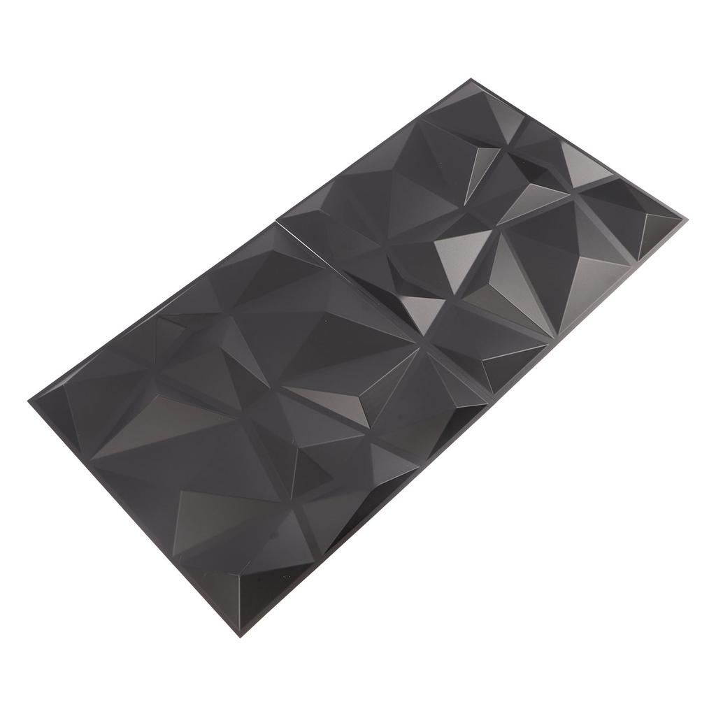 12 ks 3D nástěnných panelů diamantový design 3D texturované nástěnné panely pro obývací pokoj lobby ložnici hotel