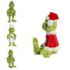 Grinch Christmas Chefs Dress Up Plush Toys Stuffed Dolls Kids Gift Soft Cuddly