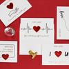 Liebes-Postkarte Valentinstags-Geschenkkarten Hochzeitseinladung Grußkarten Jahrestag für Paare Handgemachtes Valentinstagsgeschenk