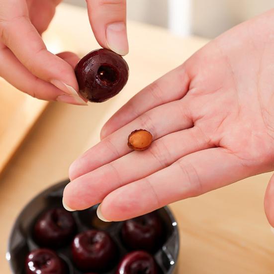 7-Hole Cherry Pitter Baking Fruit Pit Remover for Cherries Plums Fruit Pitting Tool for Kitchen Baking