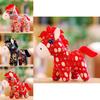 Chinese Zodiac Horse Plush Toy With Pp Cotton Filling Gift For New Year Celebrations