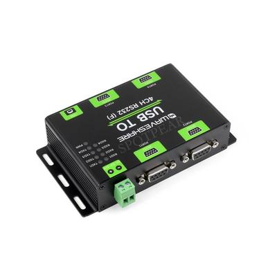 Industrial-Grade USB To 4-Port RS232 Converter with FT4232HL