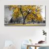 Poster Canvas Printing,Printed Giclee Canvas Prints,Modern Yellow Tree 1 Piece Big Size Canvas Art,Drop Shipping Canvas Painting
