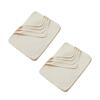 10Pcs Pottery Clay Trimming Tools Clay Smoothing Pot Rim Soft Cloth Pottery Ceramics Clay Molding Tool