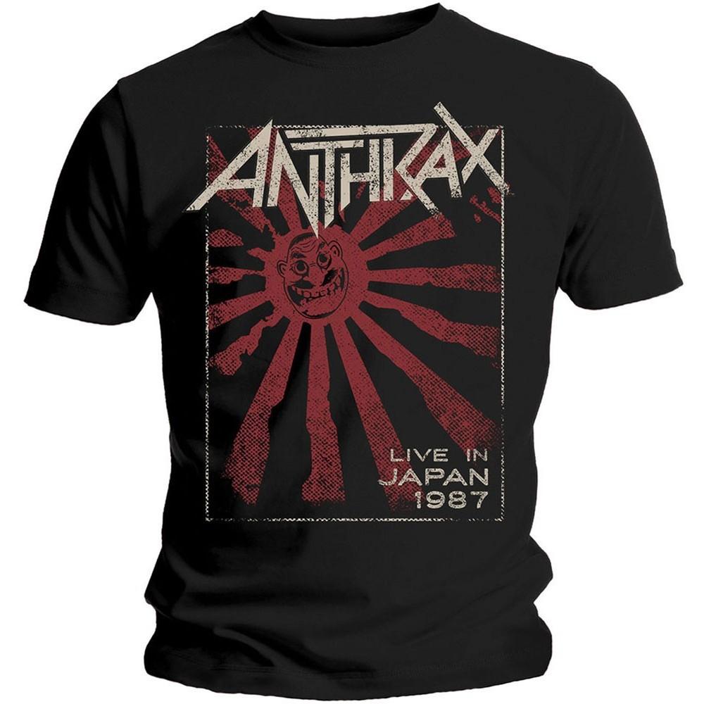 Anthrax Live In Japan T-shirt Small Black Unisex T-Shirt XXXL