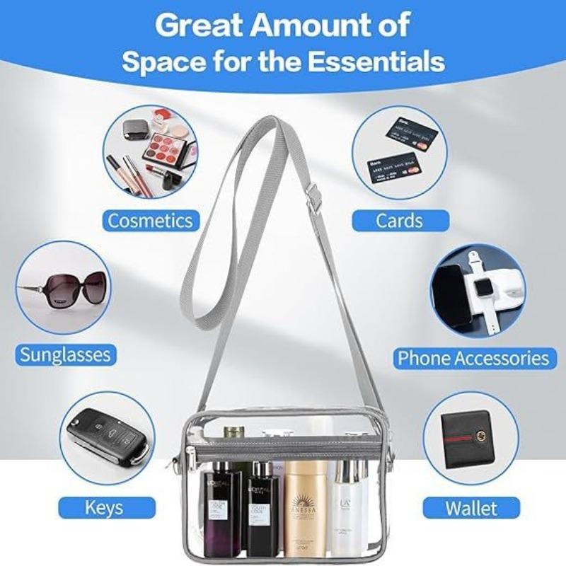 Hot-selling PVC waterproof travel messenger bag, travel portable see-through storage bag, beach mobile phone bag