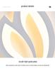 Modern Minimalist Wrought Iron Acrylic LED Wall Lamp for Bedside and Staircase Decoration