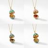 Vintage Shell Pendant Necklace With Gold Plating For Women And Men