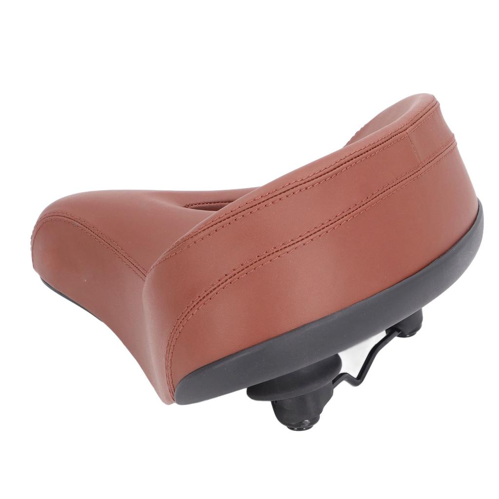 Comfortable Bike Seat for Women Men PVC Leather Shock Absorbing Foam Padded Bike Saddle Cushion Replacement for Mountain Road Bike