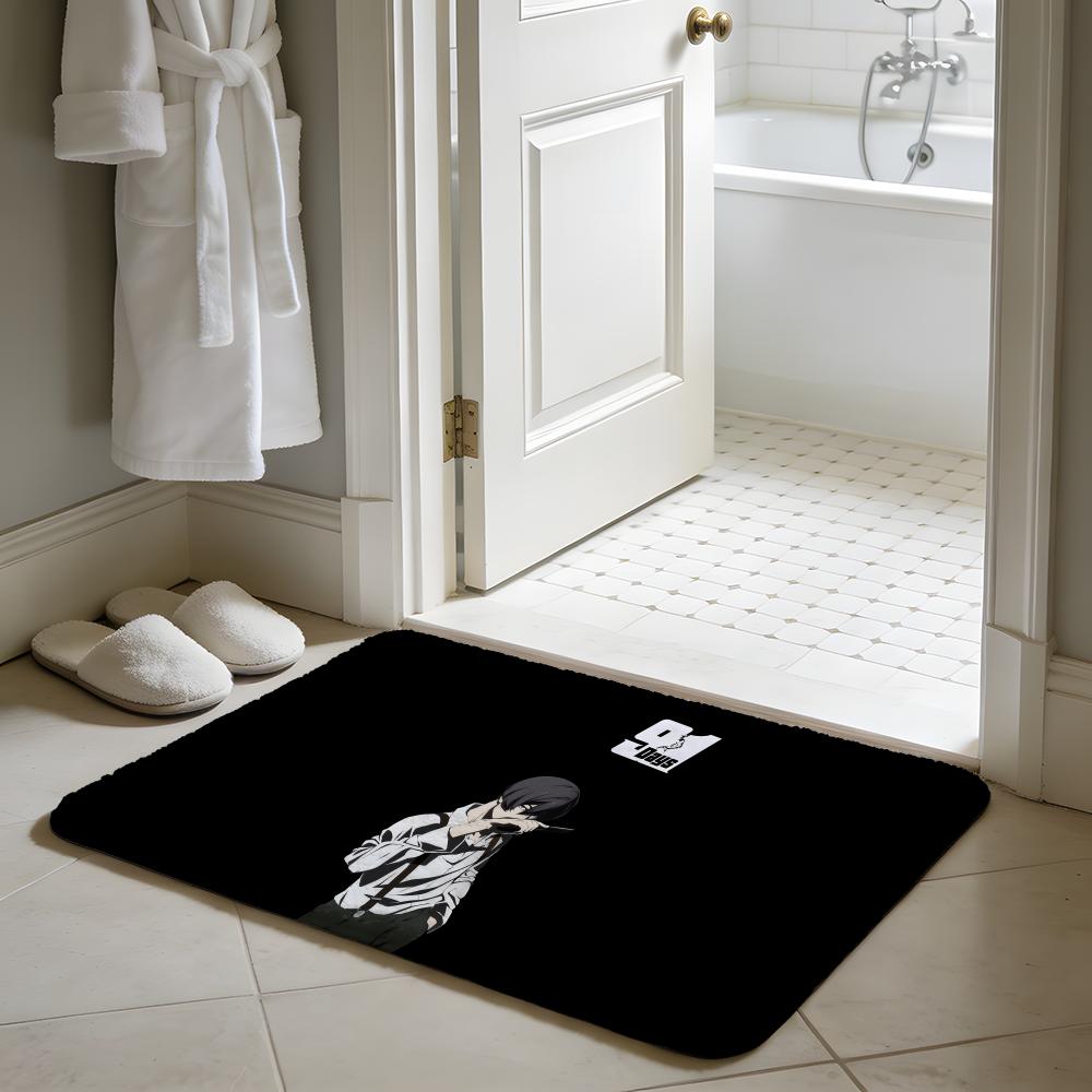 Anime Hot 91 Days Floor Mat Soft Flannel Absorbent Mat Non-Slip Rug Home Bedroom Bathroom