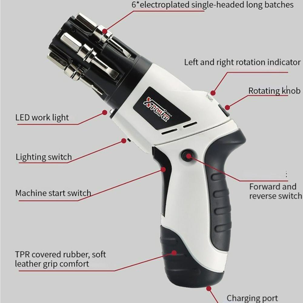4.8v 180rpm 700mah 3nm Battery Electric Screwdriver Cordless Drill And Cordless Screwdriver Wireless Rechargeable Screwdriver
