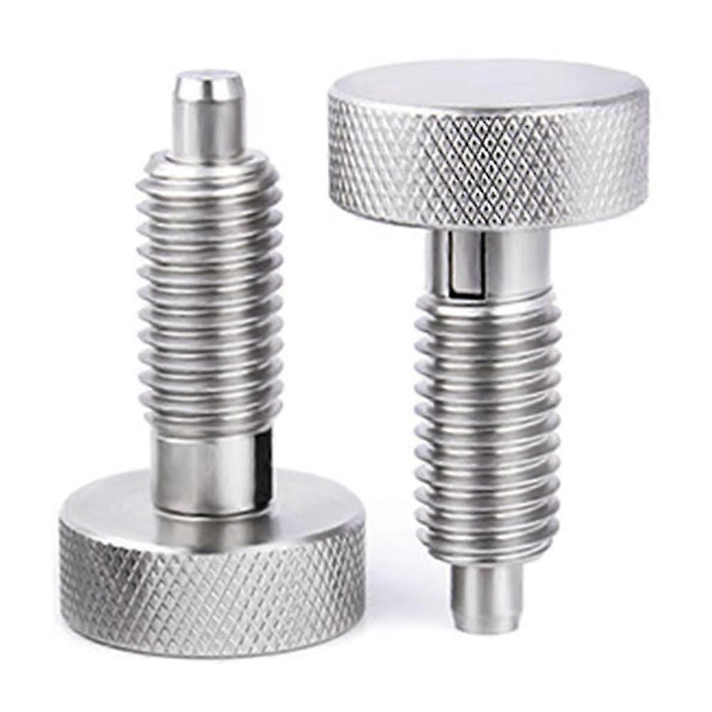 Quick-Release Locking Pins for M8 Stainless Steel Hand Retractable Spring Plungers with Knurled Handles