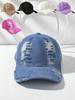 1 Stück Unisex Used Ombre Farbe Retro Lässige Mode Paar Kappe