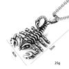 Collier avec pendentif vintage, Collier avec pendentif scorpion, Pendentif pour homme à la mode et polyvalent, Un cadeau pour mon petit ami
