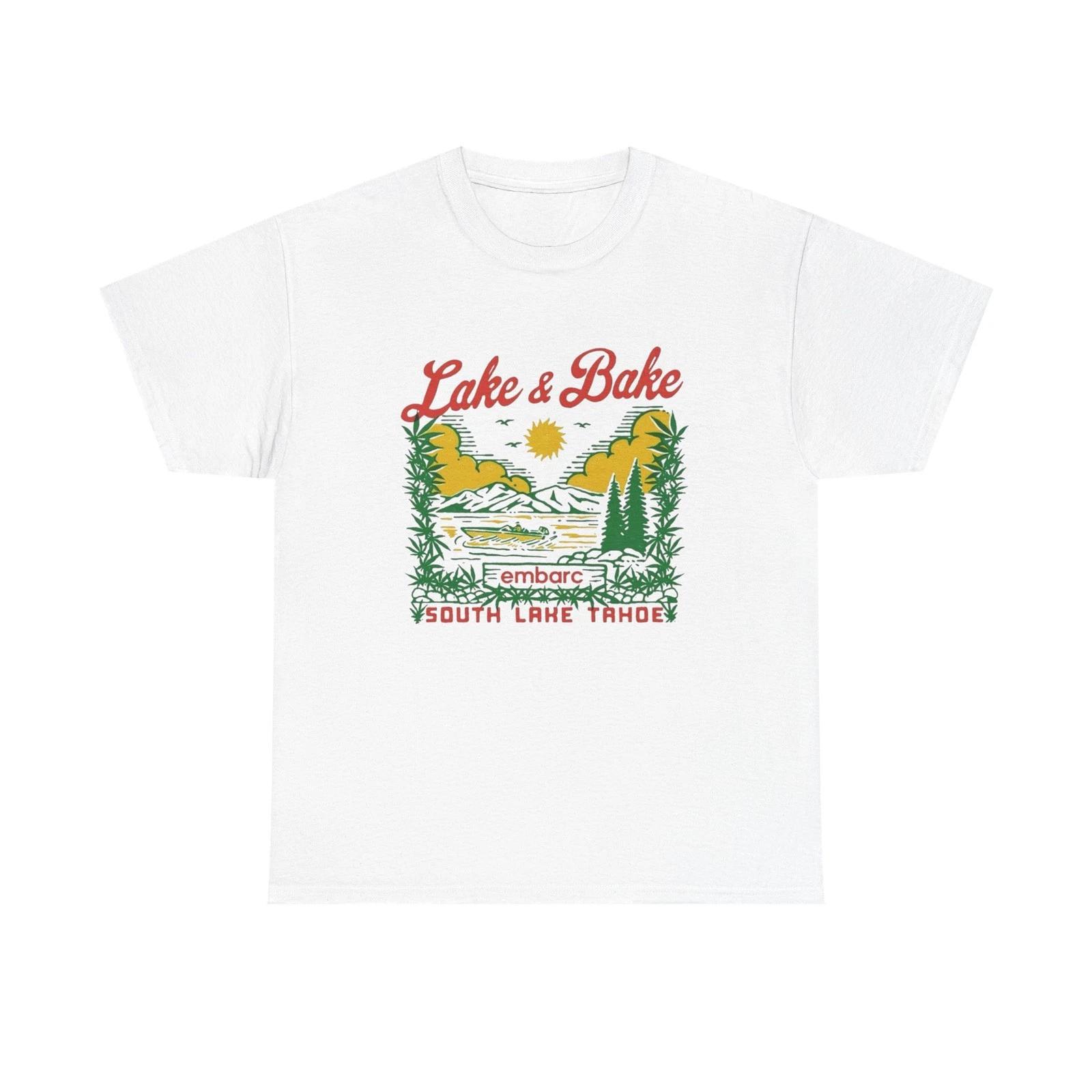 Lake And Bake 420 Graphic T Shirt NEW Adult Tee 4XL