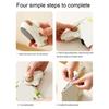 Easy Food Preservation Mini Magnetic Bag Sealer, Airplane Shape Heat Sealing Machine, Handheld Plastic Resealer Portable Type-C Charging Sealer