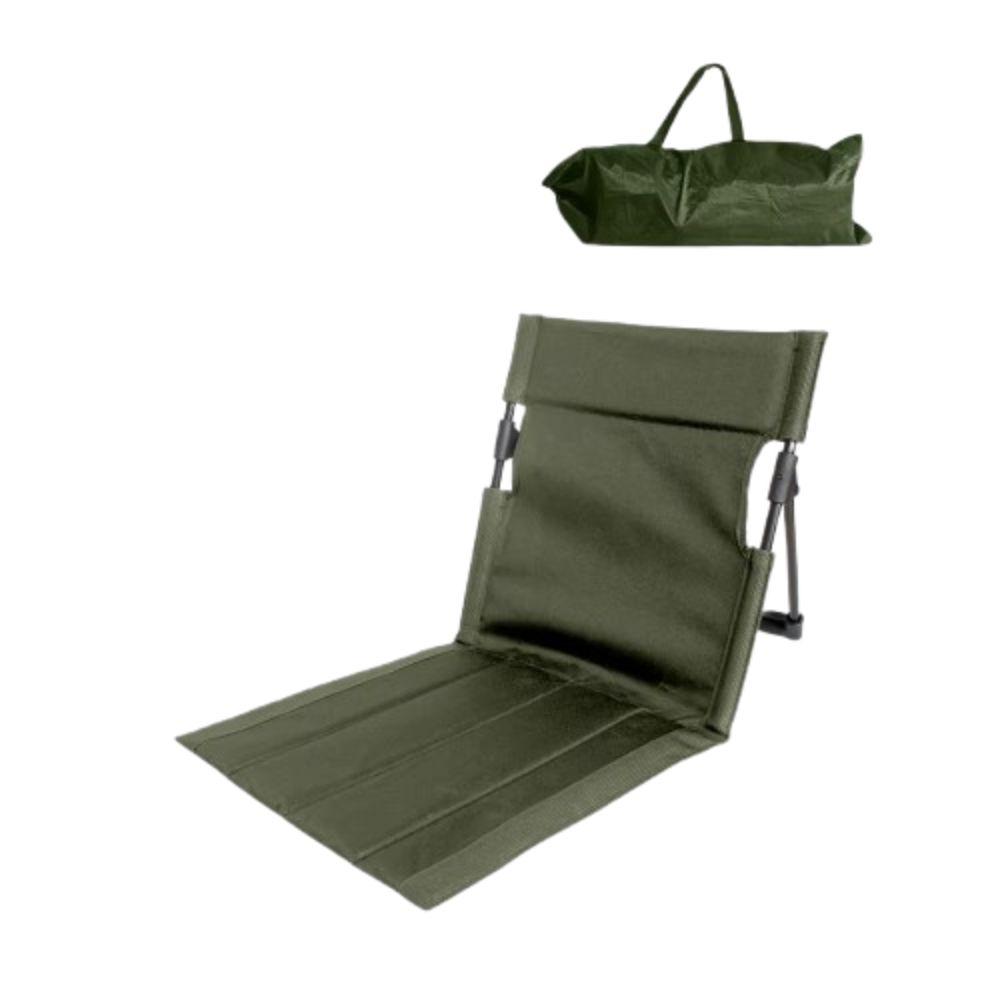 Aluminum Alloy Frame Foldable Camping Chair Oxford Cloth Material Comfortable Sitting Folding Backrest Cushion Ultra-Light