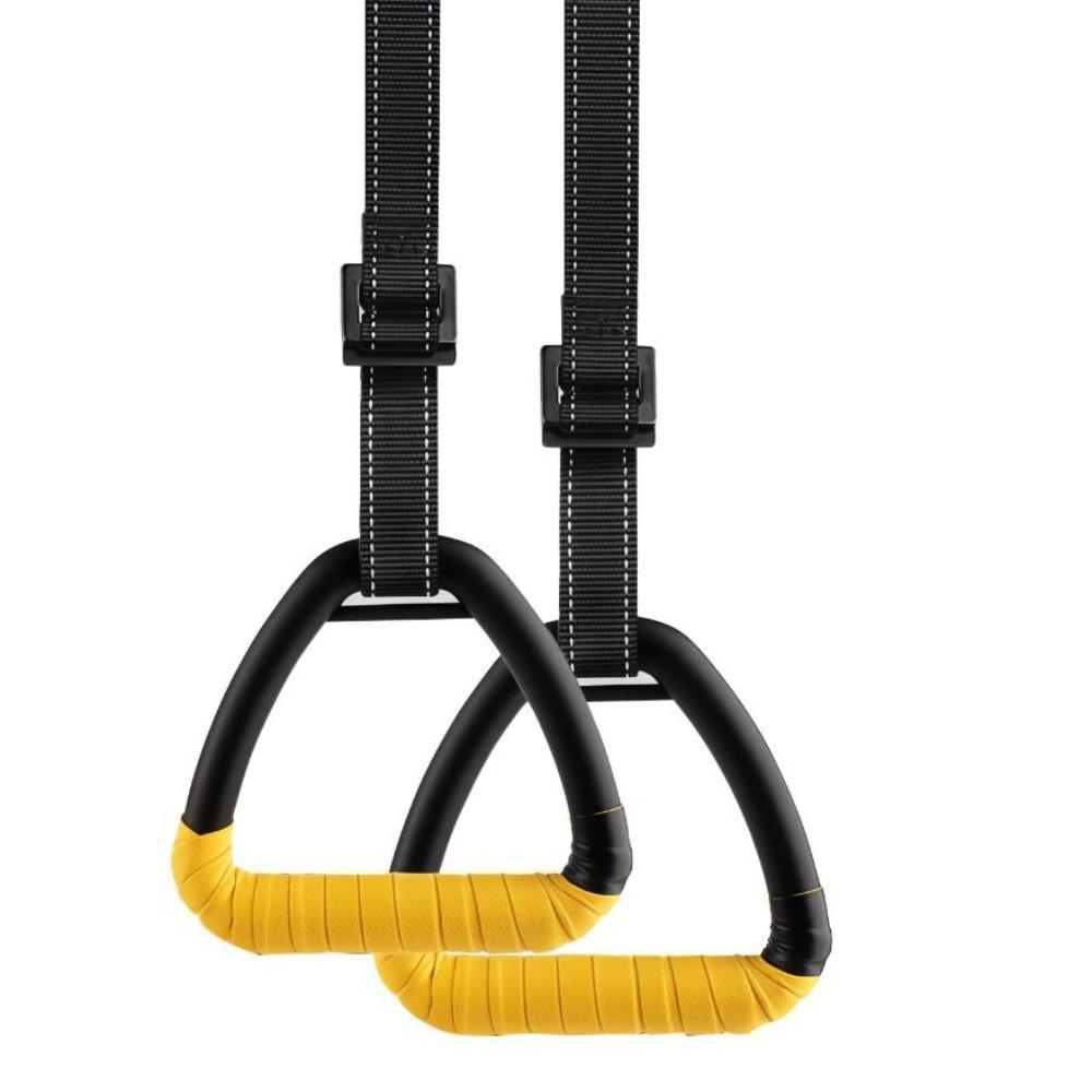 1 Pair Anti-slip Pull-up Gymnastic Rings No-Punch Fitness Equipment  Outdoor Training 0.5M