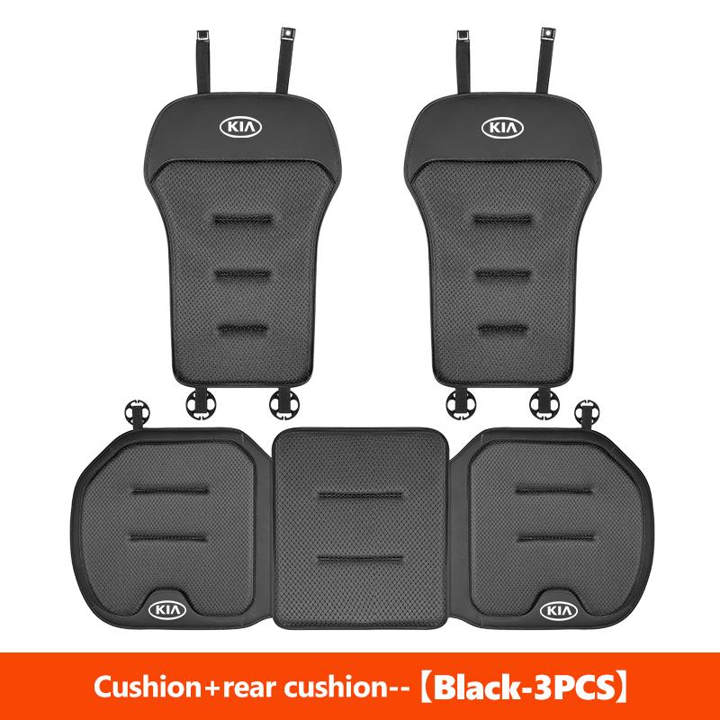 Non-slip Car Seat Cushion Breathable Seat Height Increase Pad Backrest Mat For KIA Cadenza Carens Carnival Cerato Ev6 FORTE K5