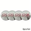 Set di 4 Adesivi Tappo Centrale Mozzo Ruota Auto Emblema OZ da 56 mm Adatti per Adesivi Emblema 3D OZ Racing Decorazione Styling Automobilistico