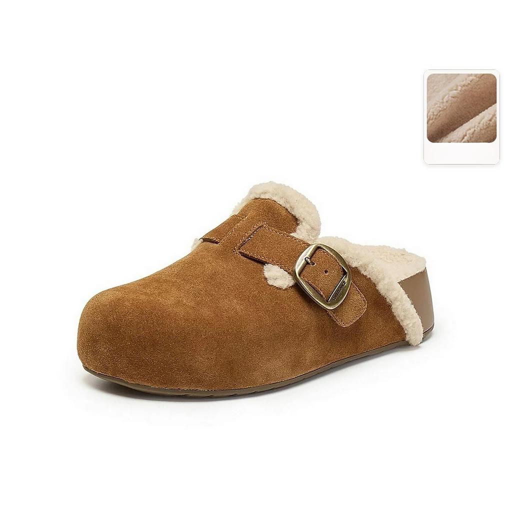 Single-shoe Women's Shoes, Thick-soled, Height-increasing, Flip-top, Half Support