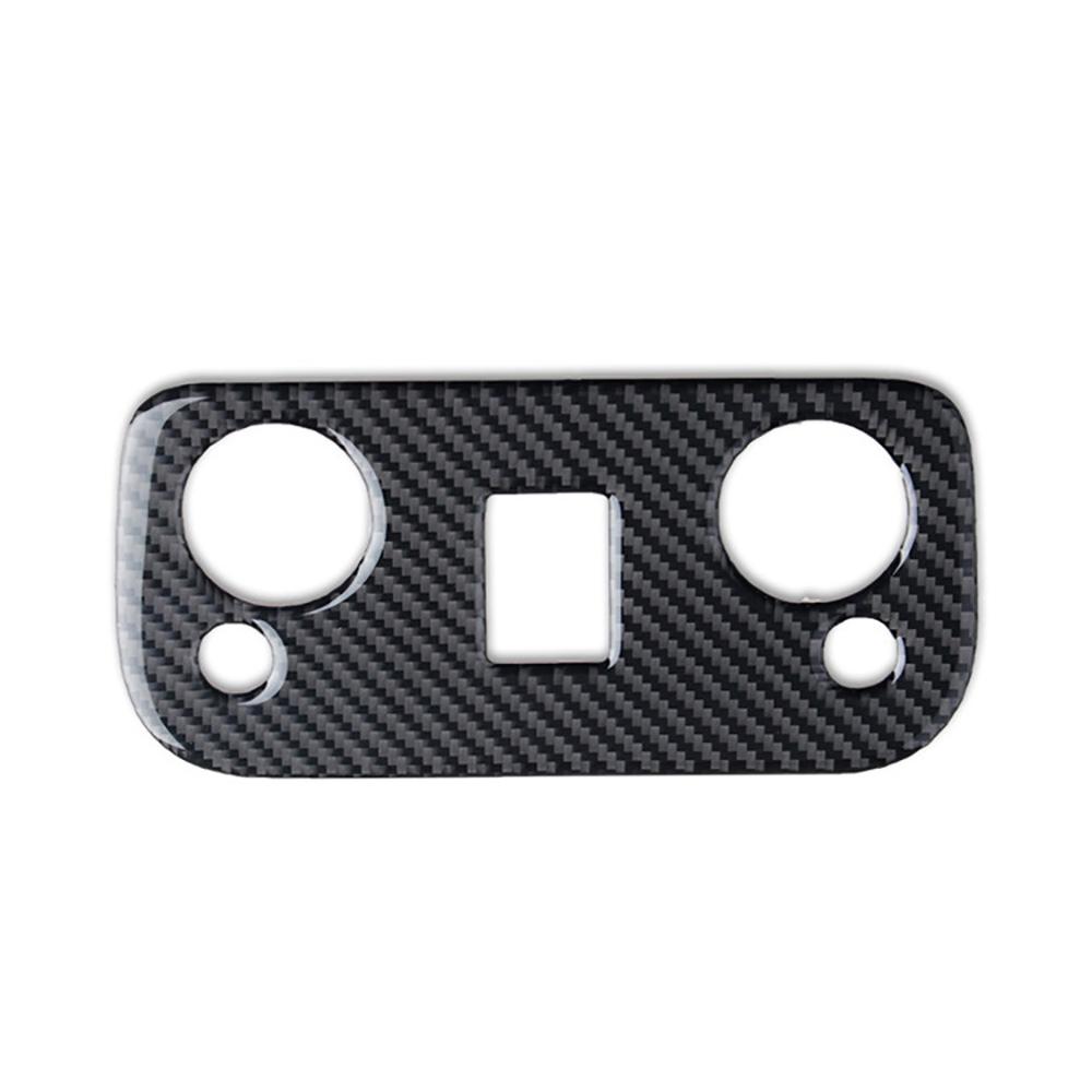 For Ford Mustang 2015-2021 Roof Reading Lamp Light Cover Trim Carbon Fiber Style