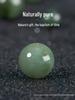 Green Jade Chalcedony Beads for DIY Bracelets - Natural Icy Loose Stone Beads
