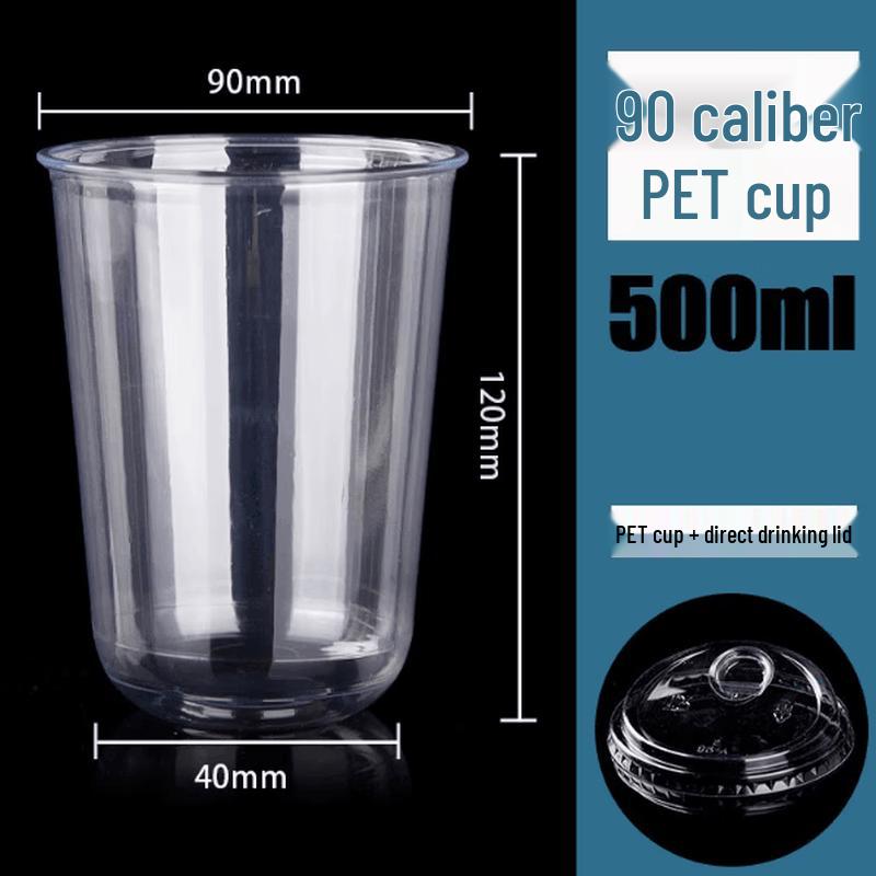 Bozhen Transparent Disposable U-Shaped Plastic Cups