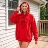 Sudadera con Capucha Casual de Invierno para Mujer con Bolsillo para Mascota y Agujero para la Cabeza, Sudadera con Capucha Oversize para Llevar Gato, Jersey con Cremallera y Bolsillos, Top para Perro para Otoño Cachorro