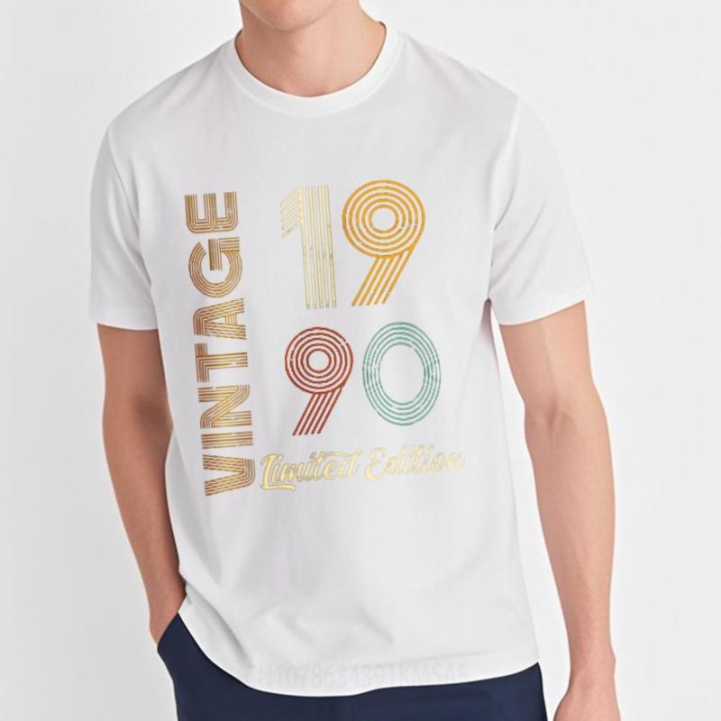 Tshirts for men Printed Unisex Teeshirt Crew Neck t shirt Brand Vintage 1990 Limited Edition Cool Boys Tee shirt Trendy Tshirt