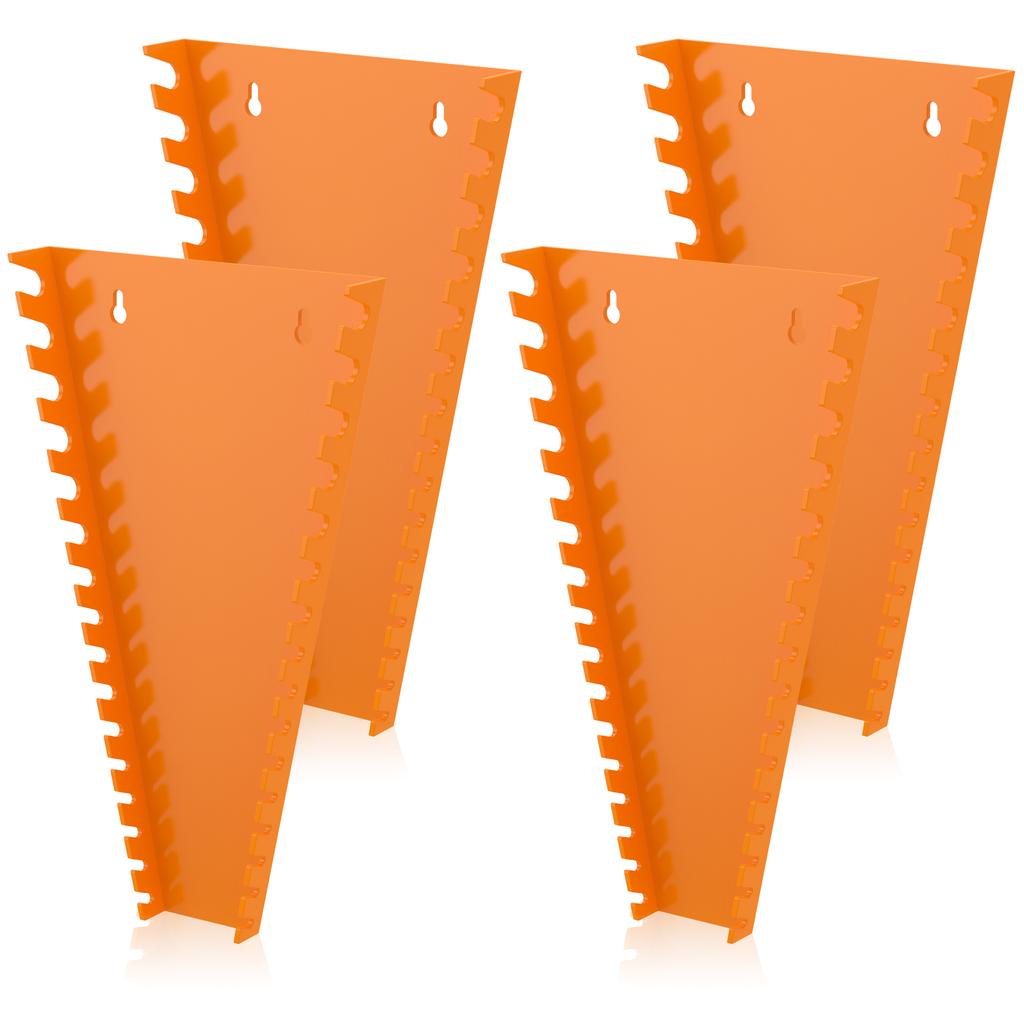 2/4Pcs Wrench Organizer Plastic Wrench Organizer Tray Sockets Household Storage Tools Rack Sorter Standard Spanner Wrench Holder