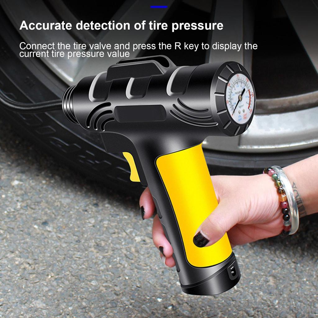 Portable Tire Inflator For Car Inflation Automotive Tools With Pressure Display Portable Air Compressor For Car Tires For