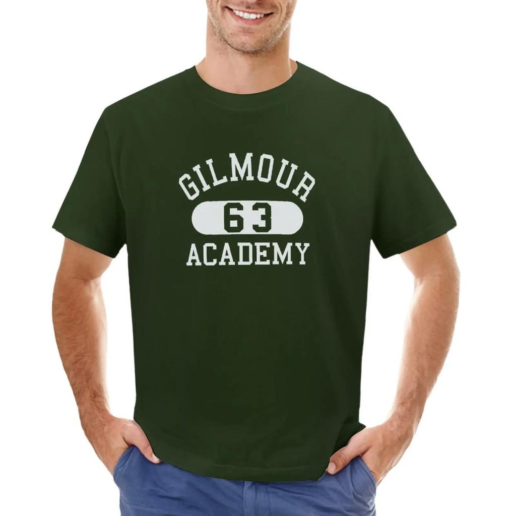 Cotton brand Tshirt Gilmour 63 Academy T-Shirt summer top sports fan t-shirts cat shirts clothing cool Short sleeve
