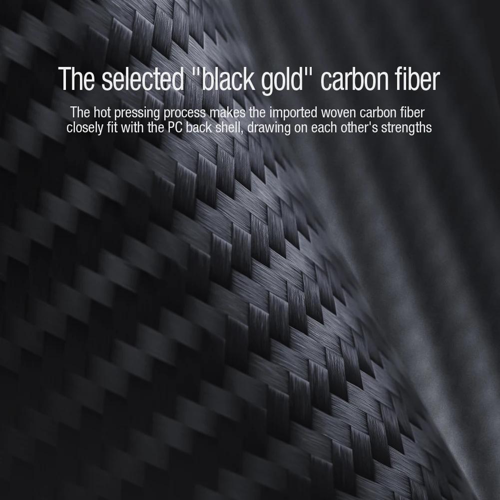 NILLKIN For iPhone 14 Pro Max Case Synthetic Carbon Fiber Case For iPhone 14 Pro Slide Camera Spring Cover For iPhone 14 ProMax