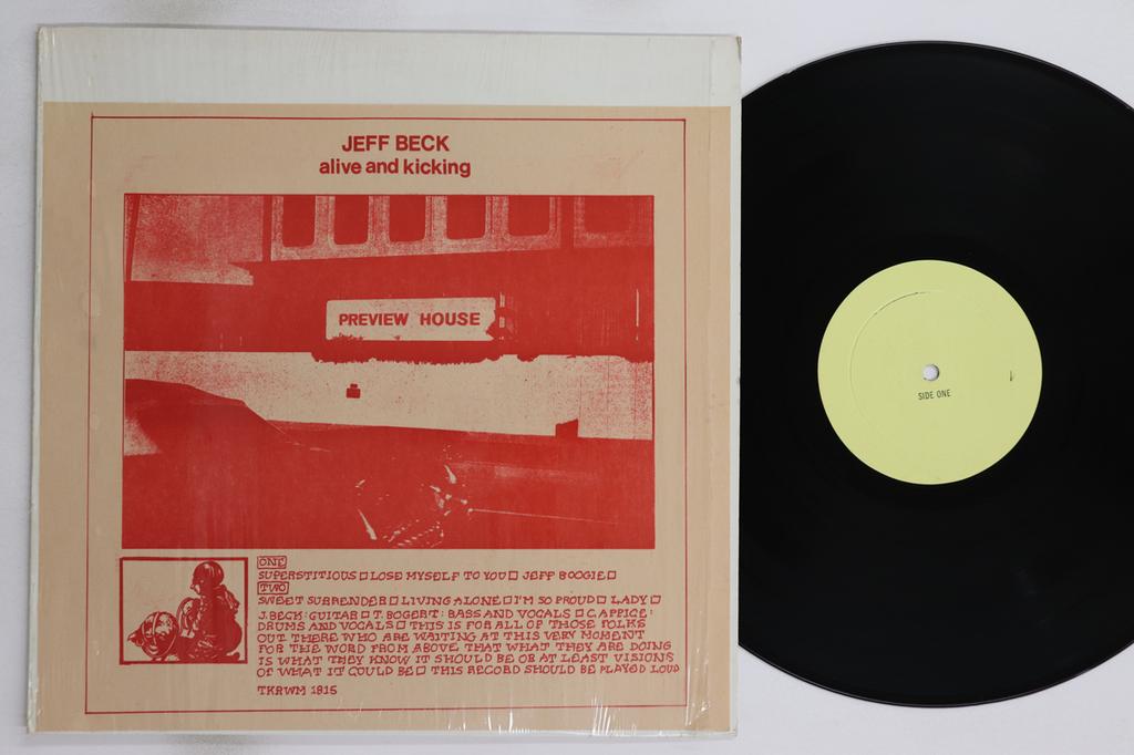 LP Record JEFF BECK - Alive And Kicking TKRWM1815 AMAZING KORNYFO 1976 US Rock Used