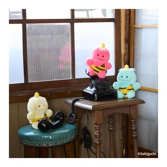 Sekiguchi Pikapon Plush Toy S Pink Size: Approximately H16.5 x W12 x D9cm 812653