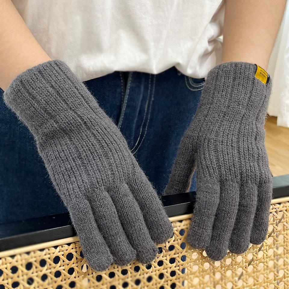 Fashion Knitted Warm Men's Gloves