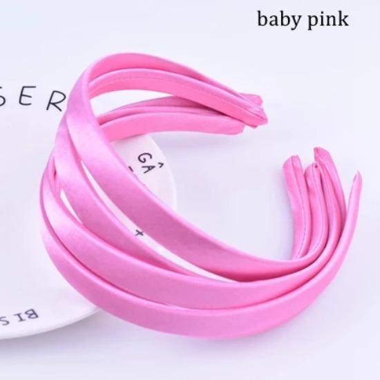20 Stück/Los 1,5 cm Breite Haarreifen Stirnbänder für Frauen Kinder Haarband Haaraccessoires Satinband Haarband Stirnband Make-up Sport
