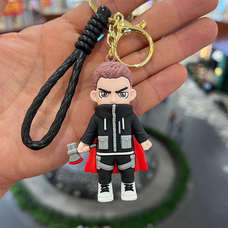 Avengers Superhero Keychain Pendant - Cartoon Backpack Doll for Car Keys