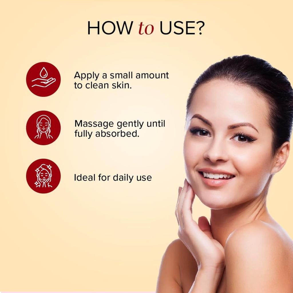 Khadi Natural Sandalwood & Kesar Moisturizer 210ml Pack of 1 Hydrating Skin Cream for Soft Glowing Skin