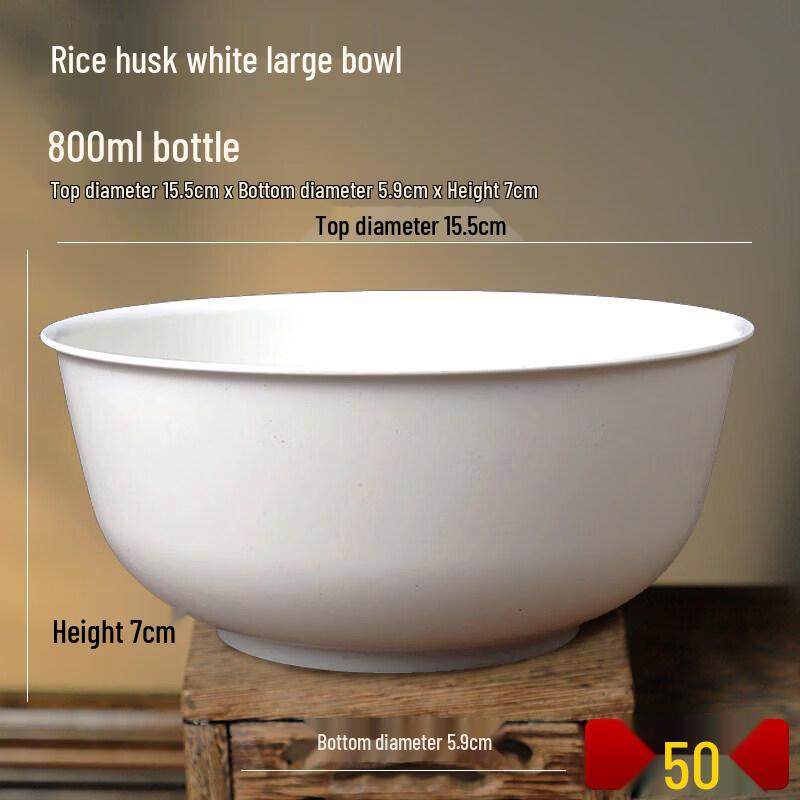 Eco-Friendly Disposable Rice Husk Bowl