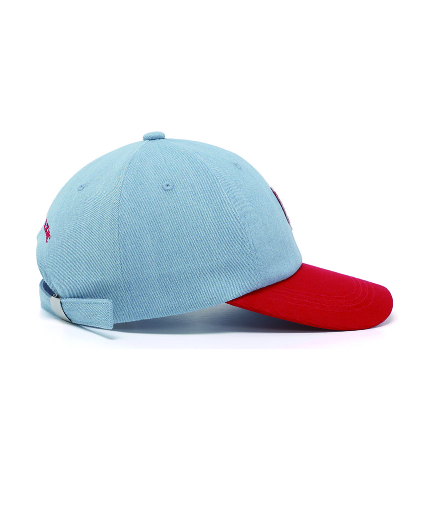 Rlxmc Melting Heart Two-Tone Ball Cap_Light Blue