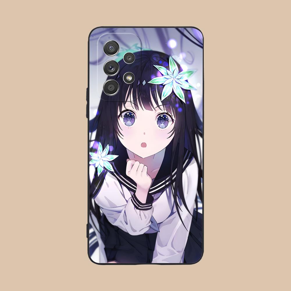 

Hyouka Chitanda Matte TPU Mobile Phone Case for Samsung Galaxy A56 55 54 53 52 51 36 35 34 23 16 15 5G Colorful Cover Galaxy A51 5G