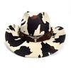 Cow European and American style western cowboy hat peach heart top sun protection visor hat top hat mountaineering knight hat ruff hat